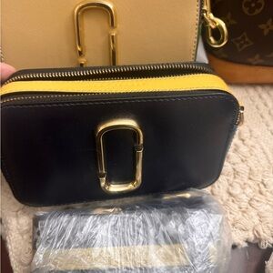 Mark Jacob Crossbody Bag with Gold Accent